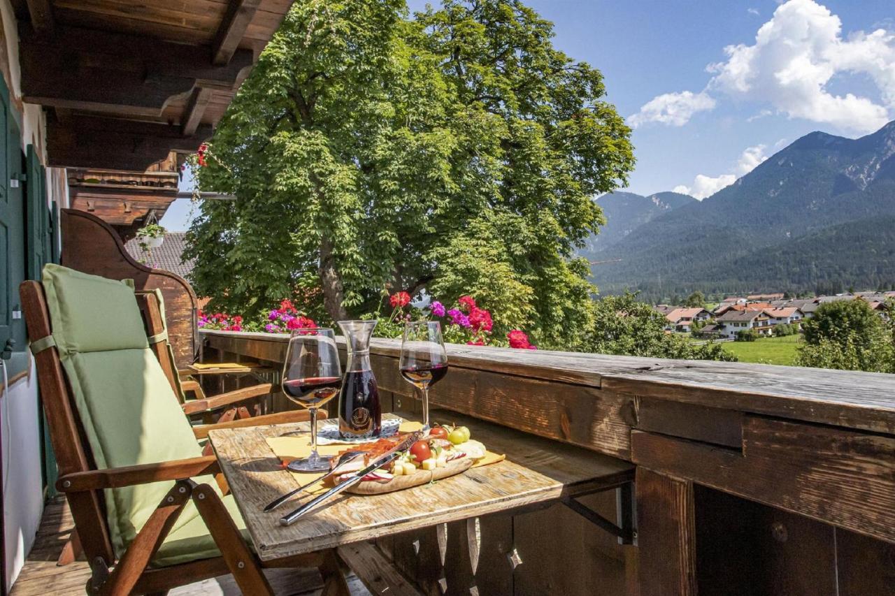 Haus Holler Apartment Wallgau Bagian luar foto