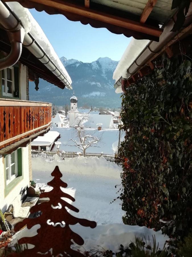 Haus Holler Apartment Wallgau Bagian luar foto